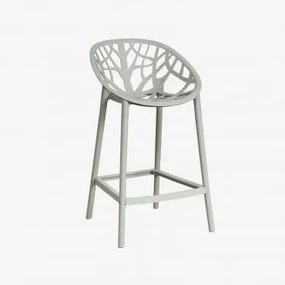 Pacote Com 4 Bancos Altos De Jardim Em Polipropileno Ores Verde Cáqui & ↑65 Cm - Sklum