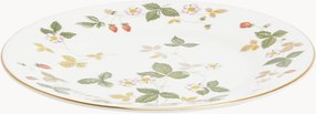 Prato de pequeno-almoço em Fine Bone China Wild Strawberry