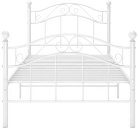 Estrutura de cama metal 90x200 cm branco