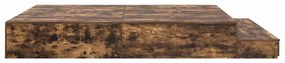 Estrado de Cama Carvalho Defumado 200x200 cm