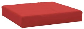 Almofadões p/ móveis de paletes 3 pcs tecido oxford vermelho