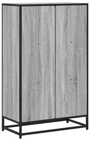Estante 65,5x33x107,5 cm derivados de madeira cinzento sonoma