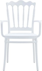 Conjunto de 4 Cadeiras WEDDING para Jardim – 54x43x90 cm – Polipropile