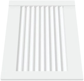 Portas de armário 4 pcs design de persiana pinho maciço branco