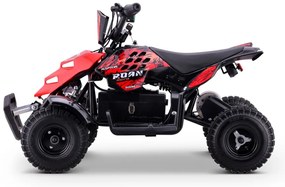 Mini Moto 4 elétrica para crianças Roan Raptor R4 500W Vermelha