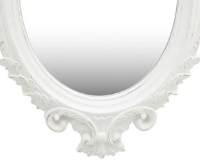 Espelho de parede estilo castelo 56x76 cm branco