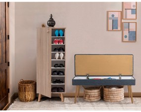 Conjunto de Mobiliário de Entrada Vegas – Sonomo Azul Escuro – Sapatei