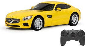 Carro Telecomandado Mercedes-Benz AMG GT 1:24 2,4GHz Amarelo