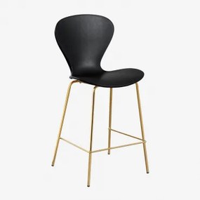 Pack De 4 Bancos Altos Uit ↑65 Cm & Dourado & Polipropileno Preto & Polipropileno - Sklum