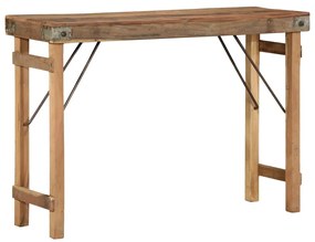 vidaXL Mesa de apoio Castanho 110 x 35 x 76 cm