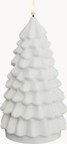 Vela LED artesanal com aspeto de chama real Christmas Tree, Alt 18 cm