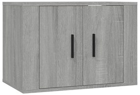 Móveis de TV de parede 2 pcs 57x34,5x40 cm cinzento sonoma