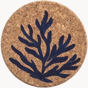 Bases para copos Blue Coral, conjunto de 6