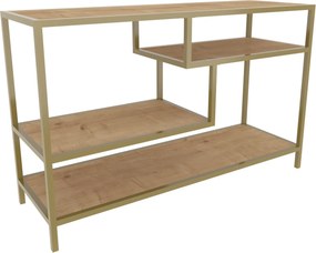 Móvel TV Robbins – Dourado Carvalho – 120x39x75 cm