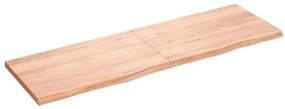 Prateleira de parede 160x50x(2-4) cm carvalho tratado castanho