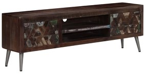vidaXL Móvel de TV madeira recuperada maciça 140x30x45 cm