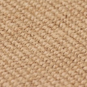 Tapete de divisão em juta com apoio de látex 160x230 cm natural