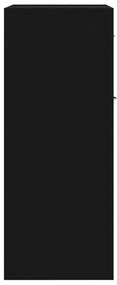 Aparador 60x30x75 cm derivados de madeira preto
