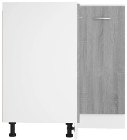 Armário cozinha “Lyon” 75,5x75,5x81,5cm sonoma cinza