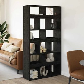 vidaXL Divisória de Ambiente 2 pcs Carvalho preto 100x33x187,5 cm Madeira engenheirada