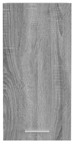 Armário suspenso “Lyon” 29,5x31x60cm cinza sonoma