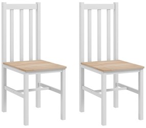 HOMCOM Conjunto de 2 Cadeiras de Sala de Jantar Cadeiras de Cozinha co