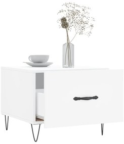 Mesa de centro 50x50x40 cm derivados de madeira branco