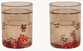 Copos Cherry, conjunto de 2