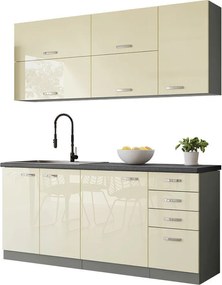 Conjunto de cozinha modular Multi Cream 124