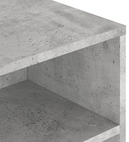 Mesa de centro 90x55x42,5 cm derivados de madeira cinza cimento