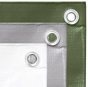 Lona 260 g/m² 3x6 m PEAD cinzento