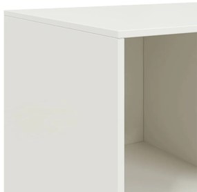 Aparador 99x39x73 cm aço branco
