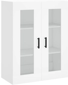 Móveis de parede 2 pcs derivados de madeira branco