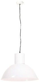 Candeeiro suspenso redondo 25 W 48 cm E27 branco