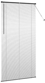 Persiana de Janela com cortinas Outros Manual Preto 80 x 130 cm Alumín