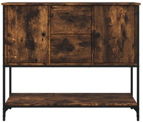 Aparador 100x36x85 cm derivados de madeira carvalho fumado