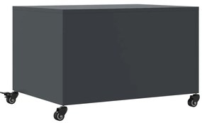 Mesa de centro 68x50x43,5 cm aço antracite