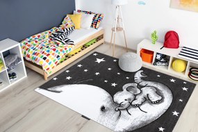 Tapete PETIT TRUMPET TROMPETE ELEFANTE ESTRELA cinzento