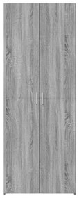 Armário alto 70x42,5x185 cm derivados madeira cinzento sonoma