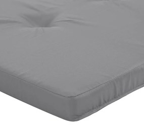 Almofadões p/ cadeira de terraço 2 pcs tecido oxford cinzento