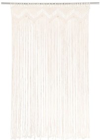 Cortina macramé 140x240 cm algodão