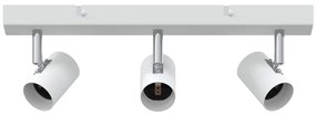 Spotlight de Teto 3 Via Ajustável Branco E27