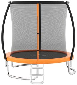 Trampolim externo de 10 pés com rede de proteção - preto