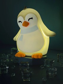 Luz de presença Ping o pinguim suave recarregável USB  branco