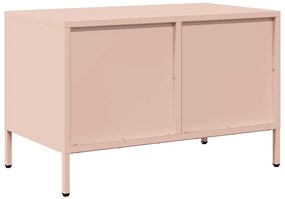 Móvel de TV 68x39x43,5 cm aço laminado a frio rosa