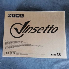 Vinsetto Cadeira de Massagem com 7 Pontos de Massagem Cadeira de Escri