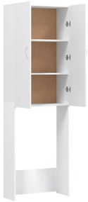Armário máquina de lavar roupa 64x25,5x190 cm branco