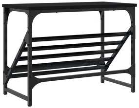 Sapateira 60x30x45 cm derivados de madeira preto