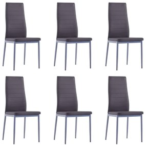 Conjunto de jantar 7 pcs cinzento