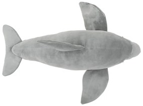 Golfinho de peluche cinzento